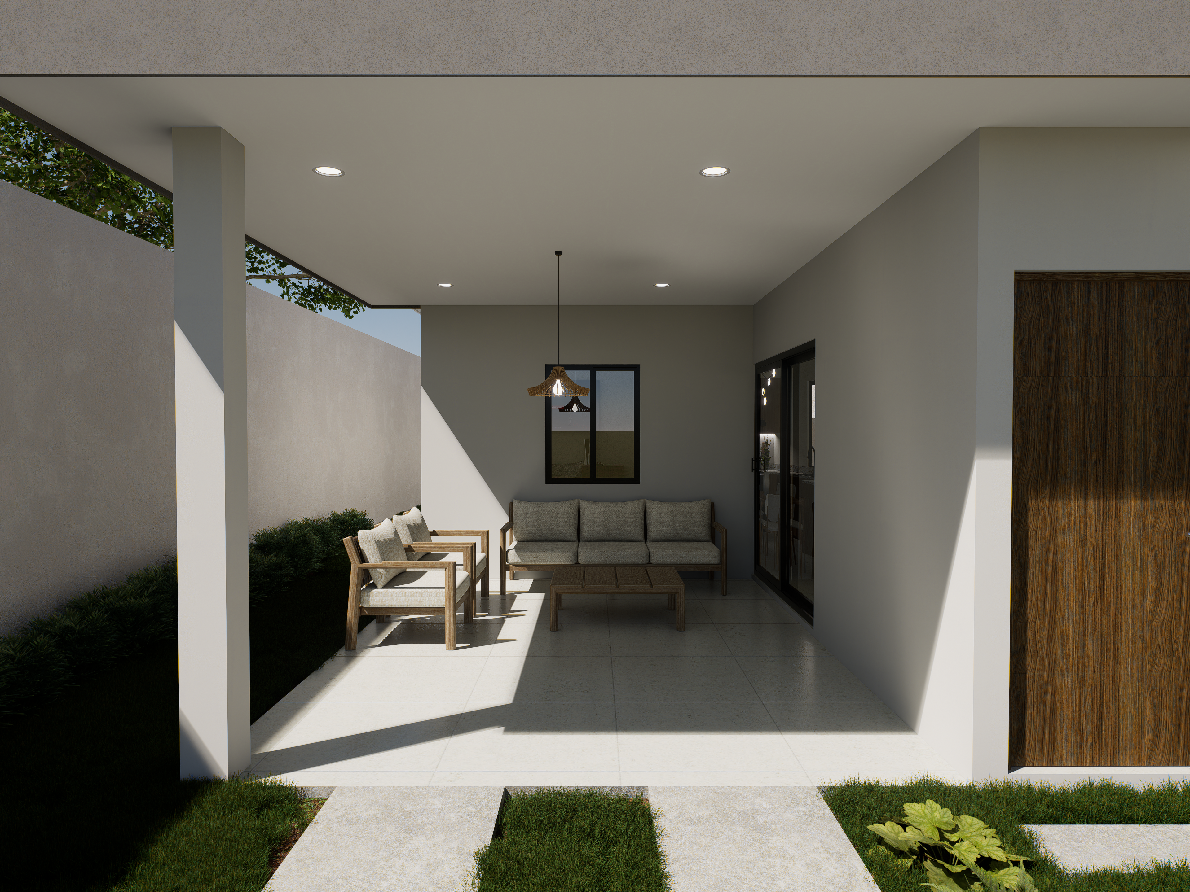 MODELO DE VIVIENDA DE  107 MTS2 PROYECTO LLAVE EN MANO
